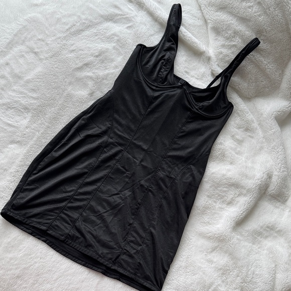 SKIMS Slip Dress in Black - Picture 6 of 10